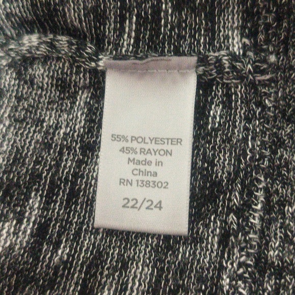 Women Black-White  Cardigan / Size 3X / NWOT - Picture 7 of 8